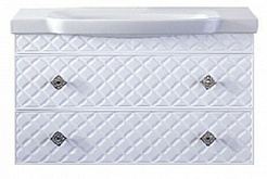 Misty Тумба с раковиной подвесная Valencia 100 – фотография-1