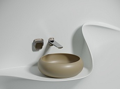 Ceramicanova Мебельная раковина Element 36 CN6050MC капучино матовый – фотография-3