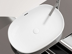 Ceramicanova Мебельная раковина Element 61 CN6064 белая – фотография-6
