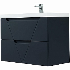 BelBagno Тумба под раковину Vittoria 100 подвесная Grigio Opaco – фотография-1