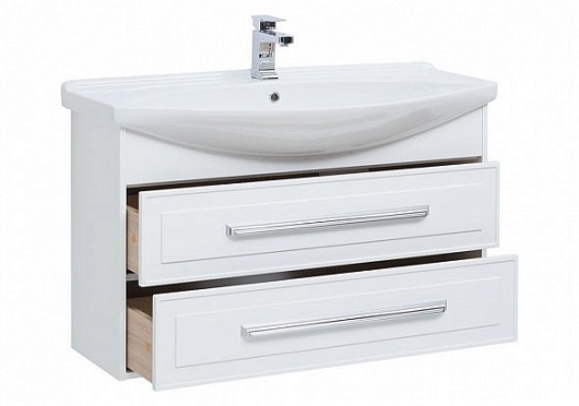 Aquanet Тумба с раковиной Остин 120 белая – картинка-5