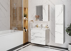 Onika Мебель для ванной Марбл 65.13 подвесная мрамор/камень бетонный – фотография-7