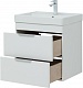 Aquanet Мебель для ванной Ирис New 60 2 ящика подвесная белая глянцевая – фотография-31