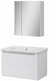 Cerutti Мебель для ванной Пьемонт 60 подвесная №1 с зеркальным шкафом – фотография-1