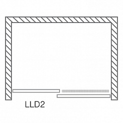 Roltechnik Душевая дверь LLD2/1400 intima раздвижная – фотография-3