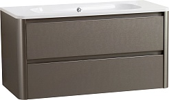 Cezares Тумба с раковиной без отверстия под смеситель Relax 100 подвесная сатин – фотография-2