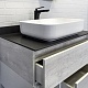 Comforty Тумба с раковиной Прага 75 T-Y9378 с графитовой столешницей подвесная дуб белый – картинка-12