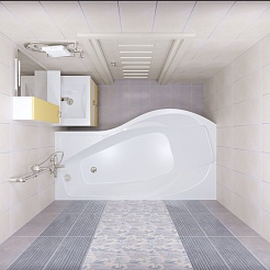 Triton Акриловая ванна Мишель 180 R – фотография-3