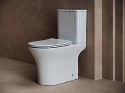 Ceramicanova Унитаз напольный с бачком Fortuna Rimless CN9001 белый – фотография-3