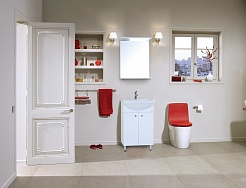 Onika Мебель для ванной Крит Эко 52.10 разборная белая – фотография-2
