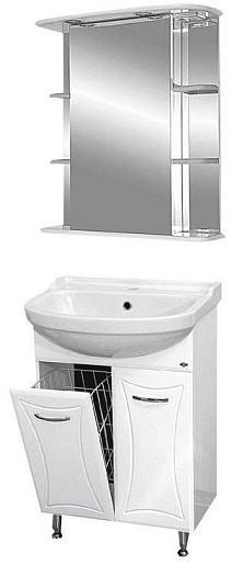 Misty Мебель для ванной Классик Магнолия 55 L с Б/К – фото-1