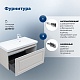 Aquanet Тумба с раковиной Агата 90 L подвесная бежевая матовая – картинка-49
