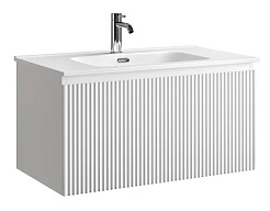 Sancos Тумба с раковиной Snob R 1.0 80 bianco раковина Element 81 CN7005 – фотография-1