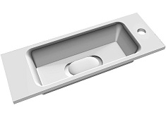 Madera Мебельная раковина Modul 60 глянцевый белый