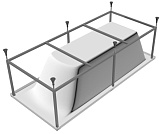 Vayer Каркас для ванны Casoli/Savero 180х80