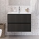 BelBagno Тумба под раковину Uno mini 90 подвесная Темно-Серый матовый – фотография-21