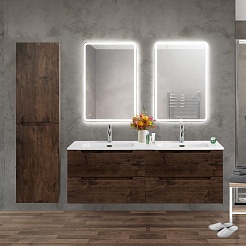 BelBagno Тумба с раковиной Etna 120 с 4 ящиками подвесная Rovere Moro – фотография-10
