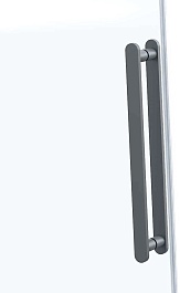 Vincea Душевой уголок Como Soft 120x100 VSR-1CS1012CLGM профиль вороненая сталь стекло прозрачное – фотография-6
