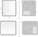 Aquanet Зеркало Контур 80x70 Led TX с подсветкой черное – фотография-8