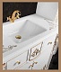 Водолей Мебель для ванной "Версаль 105" белая/золото – картинка-11