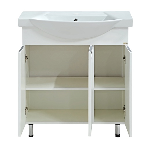 Misty Тумба с раковиной Лаванда 75 прямая – картинка-3