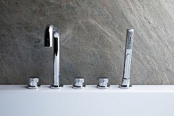 Allen Brau Смеситель на борт ванны Priority 5.31007-00 (с внутренней частью) хром – фотография-7