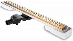 BERGES Wasserhaus Душевой лоток B1 Antik 800 092126 золото глянец – фотография-1