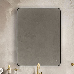 Vincea Зеркало 60x80 VLM-3VC600B с ореольной подсветкой черное – фотография-3