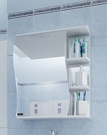 СанТа Мебель для ванной Грация Волна 60 L с ящиками – фотография-2