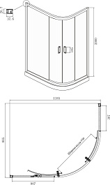 Ambassador  Душевой уголок Royal 120x90 18015302 – фотография-6