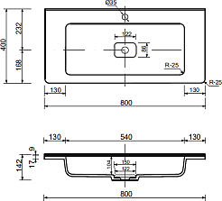 Vivon Тумба с раковиной Shelly 80 серая матовая – фотография-5