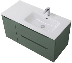 BelBagno Тумба под раковину Etna 100 R подвесная еловая матовая – фотография-4