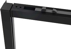 Vincea Душевой уголок Slim Soft 120x90 VSR-1SS9012CGB профиль черный стекло тонированное – фотография-5