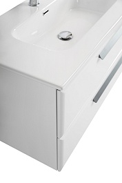 Cezares Тумба под раковину Eco Cer-N 120 L bianco lucido без ручек – фотография-7