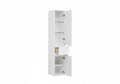 Aquanet Пенал для ванной Модена 35 белый – фотография-3