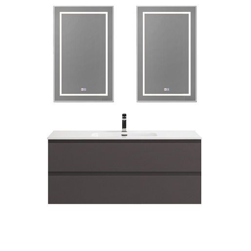 BelBagno Тумба под раковину Kraft 120 подвесная Темно-Серый матовый – фотография-8