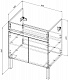 Aquanet Мебель для ванной Оптима 70 бетон пайн – картинка-34