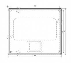 Dreja Тумба с раковиной Alfa 75 new – фотография-2