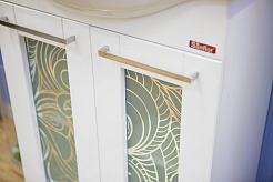 Sanflor Тумба с раковиной Валлетта 60 зеркальный узор – фотография-7