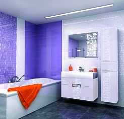  Мебель для ванной Edel белая – фотография-7