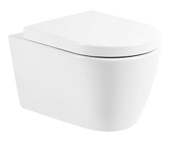 BelBagno Унитаз подвесной Marino BB105CHR/BB105SC безободковый – фотография-1