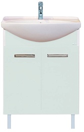 Misty Тумба с раковиной Джулия 65 белая – фотография-1