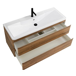 BelBagno Тумба под раковину Albano 120 подвесная Rovere Rustico – фотография-4