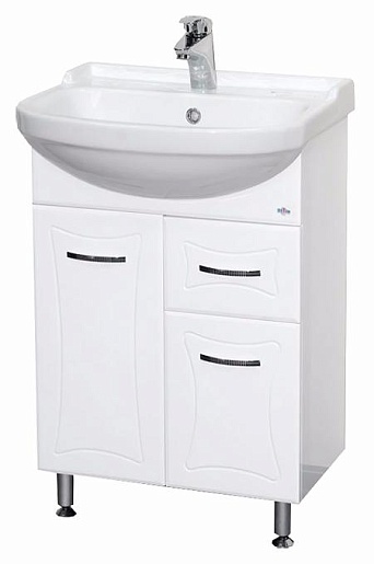 Misty Тумба с раковиной Классик 55 с 1 ящиком – фото-1