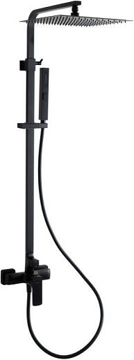 Allen Brau Душевая стойка Infinity 5.21012-31 черный матовый – фото-1