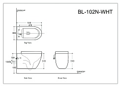 Aquanet Унитаз подвесной Cetus CETUS-W 211908 – фотография-6