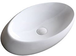 Ceruttispa Раковина накладная 48 CR0058A белая – фотография-1