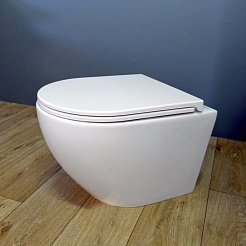 Teymi Унитаз подвесной Lina Vortex T40110 безободковый – фотография-10