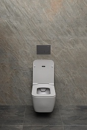 Allen Brau Унитаз подвесной Liberty 4.33007.AN антрацит с крышкой 4.33008.AN – фотография-11