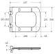 BelBagno Крышка-сиденье BB2112SC 35,6/43,7 с быстросъёмными петлями – фотография-4